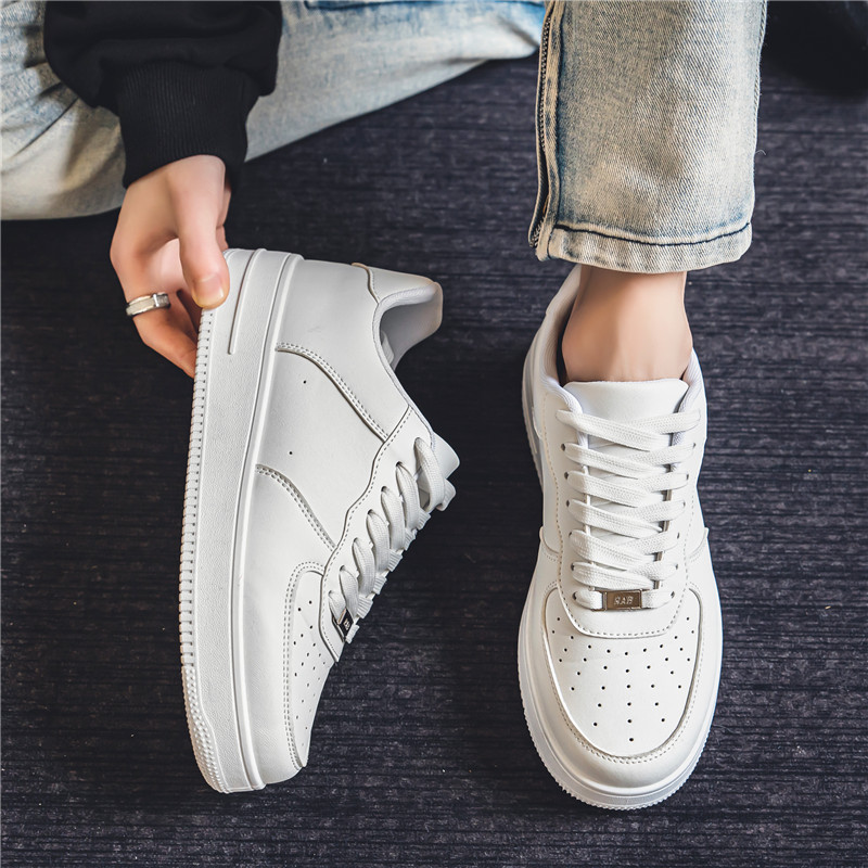 Men's breathable black shoes men's sneakers pure black work non-slip autumn 2026