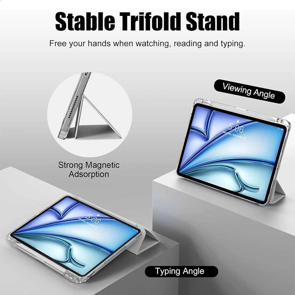 Clear Crystal Protective Case for iPad 5th 6th 7th 8th 9th 10th 11th Gen Air 1 2 3 4 5 6 7 11 Mini Pro 129 Tablet Cover 260528 - view 6