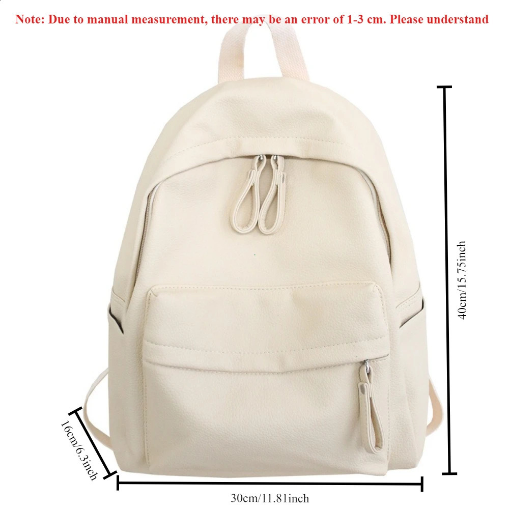 Fashion Backpack High Quality PU Leather Womens for Teenage Girls School Shoulder Bag Bagpack Mochila 2025 y260615 - view 7