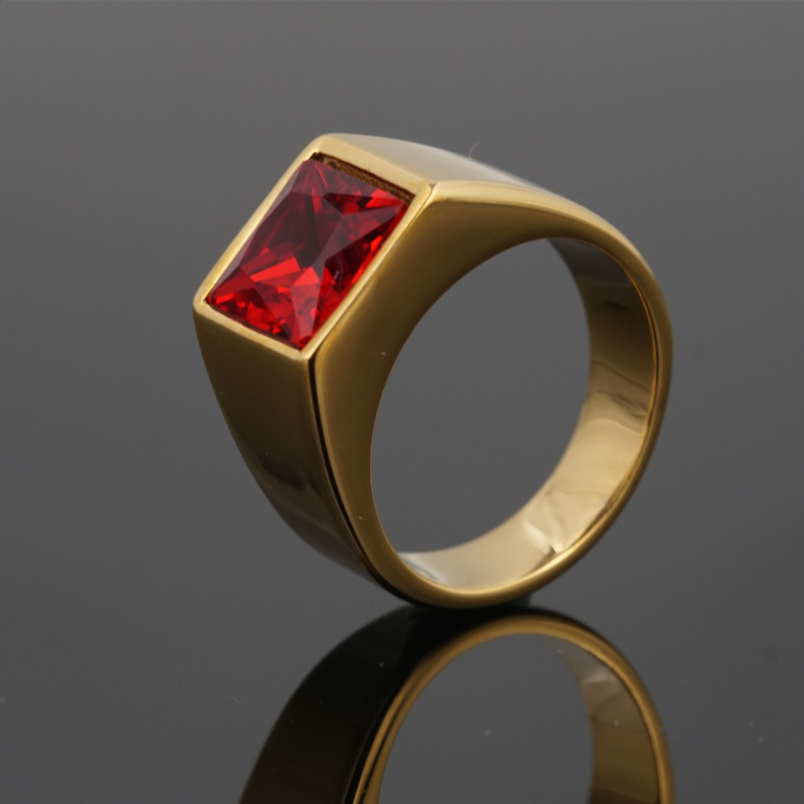 R3363 Mens/Women High Quality 316L Stainless Steel Onyx Party Rings Fashion Trend Jewelry 250701 - view 8