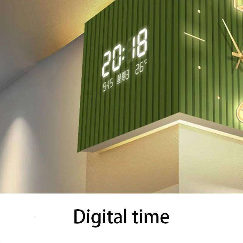 Modern Wall Decorative Led Digital Clock Large Temperature Office Interior Calendar Clocks Aesthetic Room Decor 26Y0608 - view 4