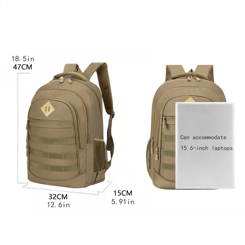 Large capacity backpack suitable for both men and women hiking camping outdoor exploration easy to care f y260615 - view 6