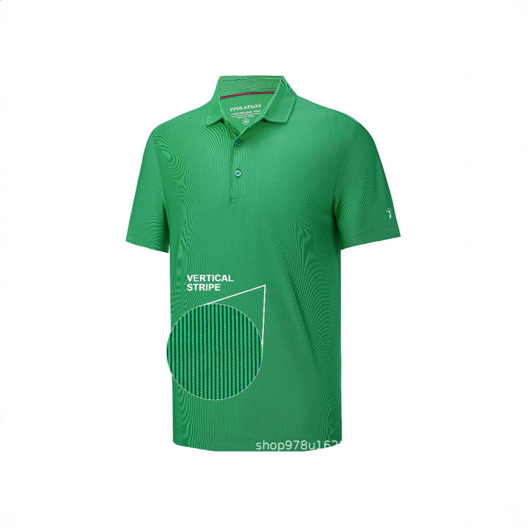 Mens Golf Shirts Short Sleeve Print Patterns Performance Moisture Wicking Polo Shirt 260512
