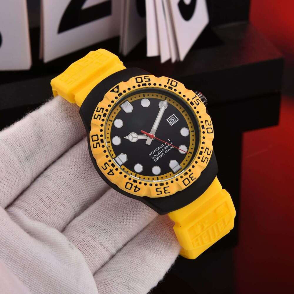 AAA TAGness Heuererly F1 Designer Watch Men TOP Quality Watch Luxury Tagness Huear Watch Chronograph Watch Man Quartz/automatic Taglys Watch Box