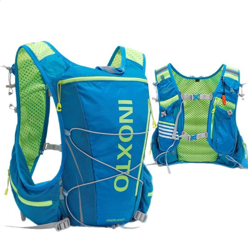 running hydrating vest backpack 8L cycling hiking marathon with 15L water bag 500ml bottle 240402