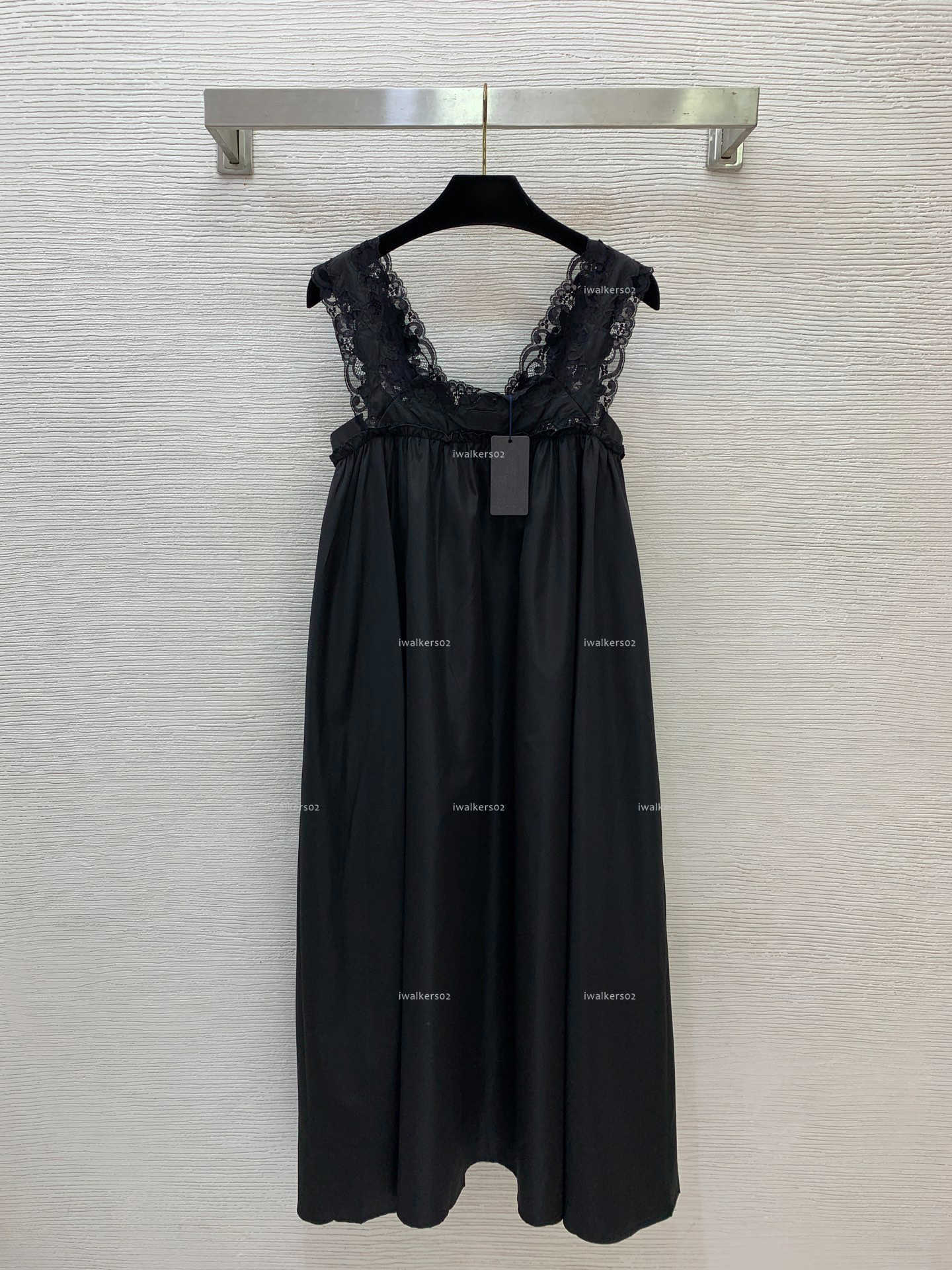 Classics women dress Summer lady dresses women designer clothes logo lace patchwork loose strapless camisole skirt A019X01N080