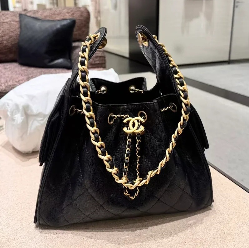25c Bags capacity top quality drawstring Luxury Designer Hobo large Capacity crossbody Fashionable womens bag Trendy printed handbag