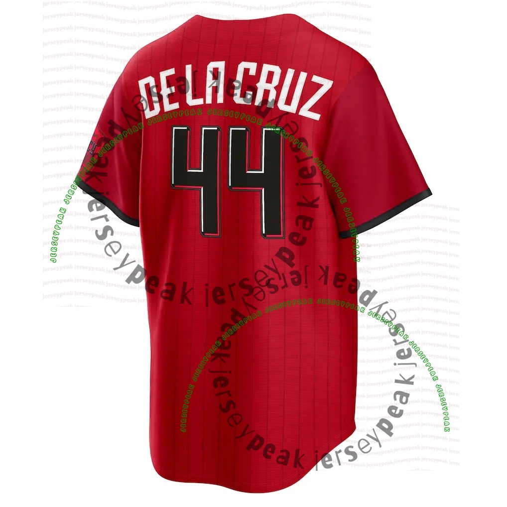 44 Elly De La Cruz 2026 City Connect Baseball Jerseys Sal Stewart Matt McLain Steer TJ Friedl Griffey Hunter Burns Stephenson Hayes Suarez Custom Stit
