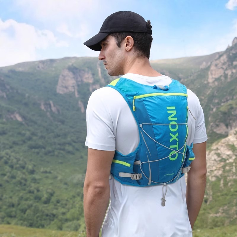 running hydrating vest backpack 8L cycling hiking marathon with 15L water bag 500ml bottle 240402