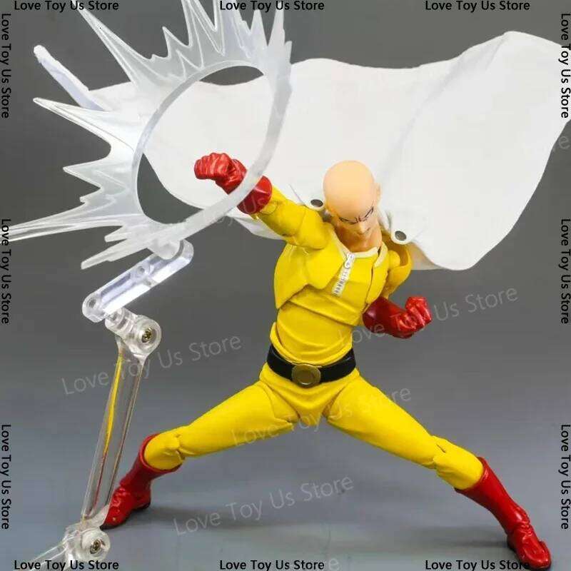 Amazing Yamaguchi Revoltech Saitama Action Figure ONE PUNCH-MAN PVC Statue by KAIYODO Anime Model Collectible Gift J260609