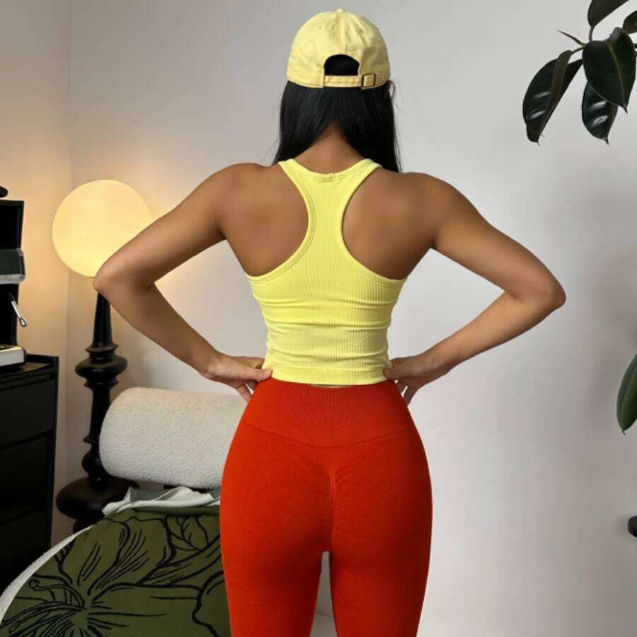 Sports short vest sleeveless, breathable, sweat-absorbent, wearing running and fitness training yoga clothes. 26Y0609 - view 6