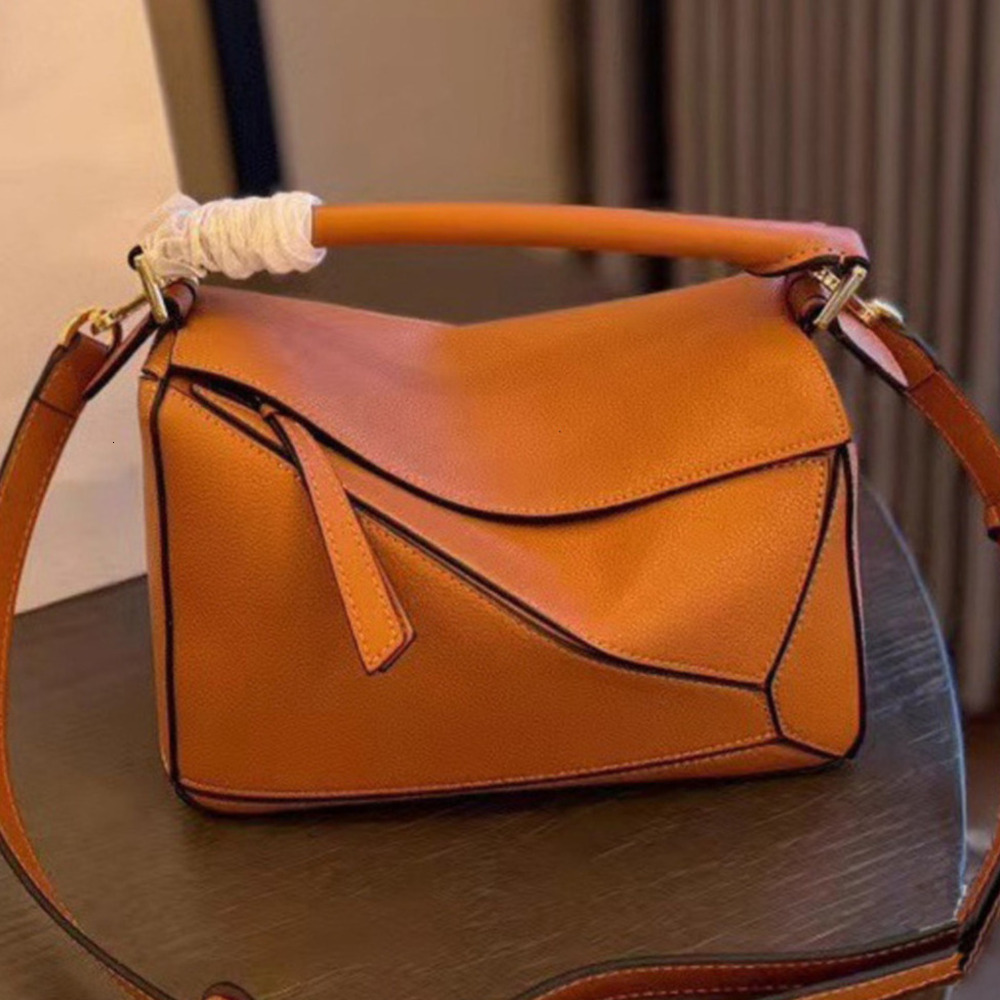 Designer Genuine Leather Handbag Shoulder Bucket Woman Bags Puzzle Clutch Totes Crossbody Geometry Square Handbags Summer Holiday Beach Bag 01