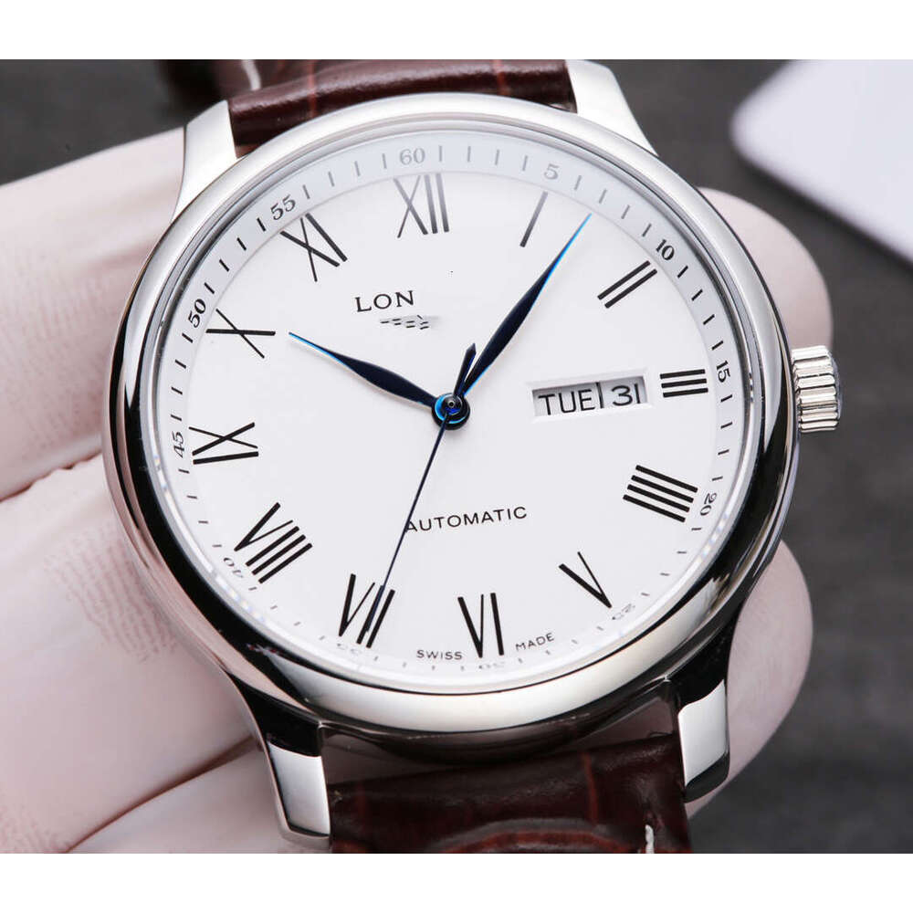 Mens Longinely Watch Designer Bang Full Diamond Cosmograph Mechanical Watches Quartz Movement Vipwatch Luxury Brand Watch High Quality Man Wristwatches