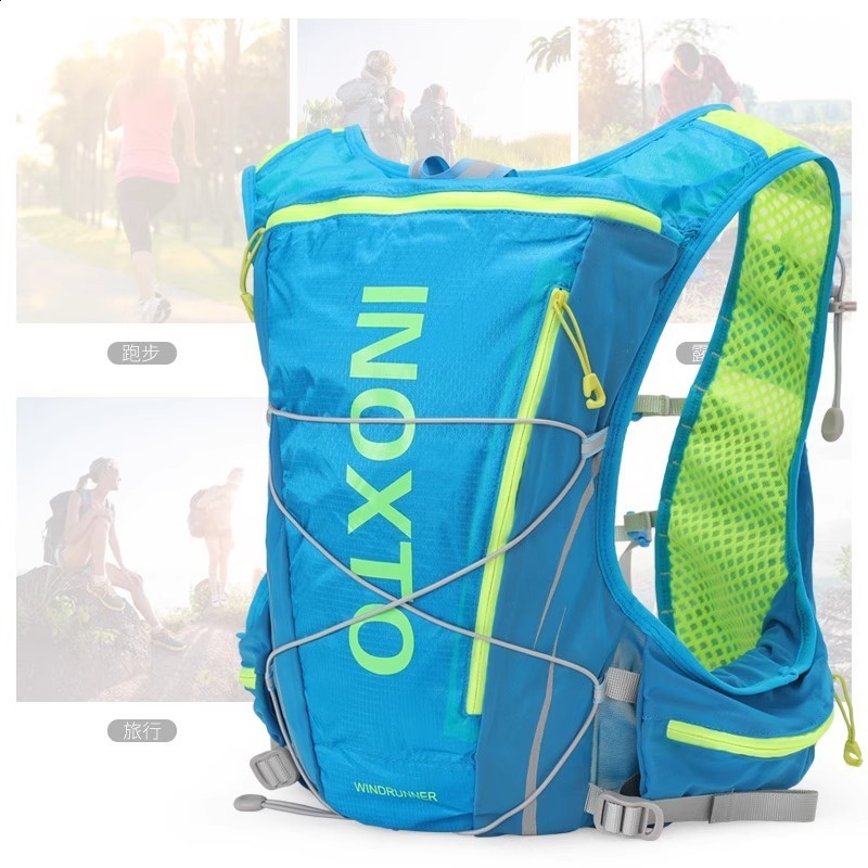 running hydrating vest backpack 8L cycling hiking marathon with 15L water bag 500ml bottle 240402