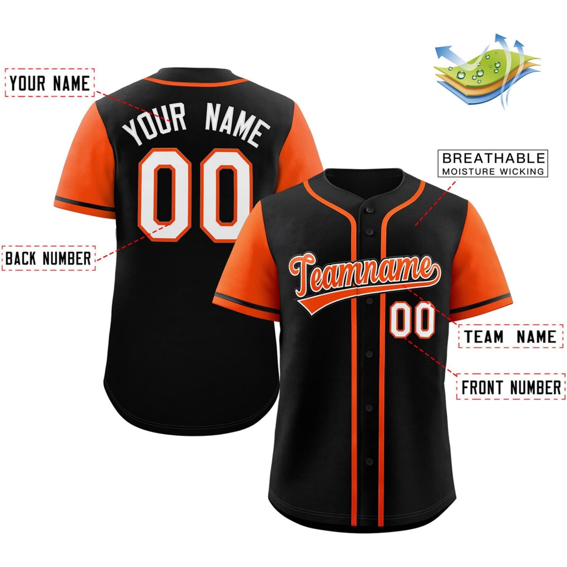 Custom Baseball Jersey Button Down Short Sleeve Shirts Personalized Stitched Name Number for Adult/Youth