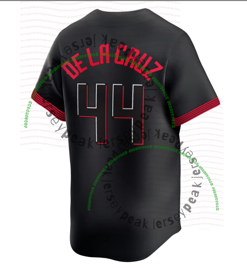 44 Elly De La Cruz 2026 City Connect Baseball Jerseys Sal Stewart Matt McLain Steer TJ Friedl Griffey Hunter Burns Stephenson Hayes Suarez Custom Stit