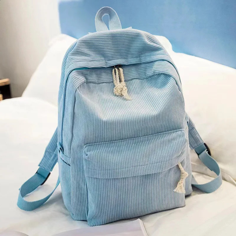 College Wind Light Core Velvet Mens And Womens Backpacks Large Capacity Casual Student Backpack Outdoor Trendy Korean Edition y260615 - view 5