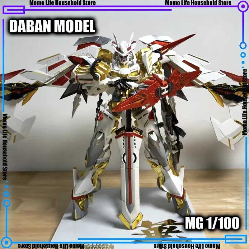 Stock Daban 8826 MG 1/100 Mbf-P01 Astray Gold Frame Assembly Model Kits Anime Action Figure Robot Plastic Model Gifts Toys L260610O5W0