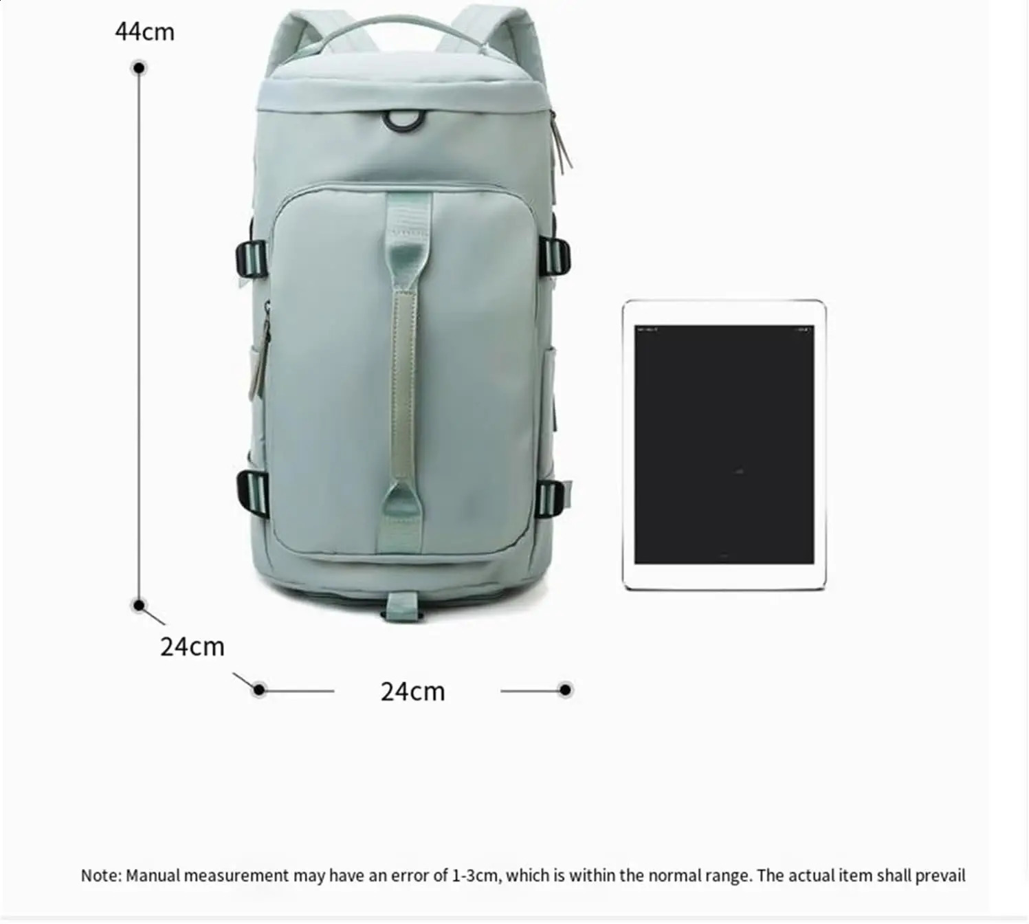 Large Capacity Waterproof Travel Duffel Bag for Women Versatile Tote Backpack CarryOn LuggageBlack y260615 - view 7