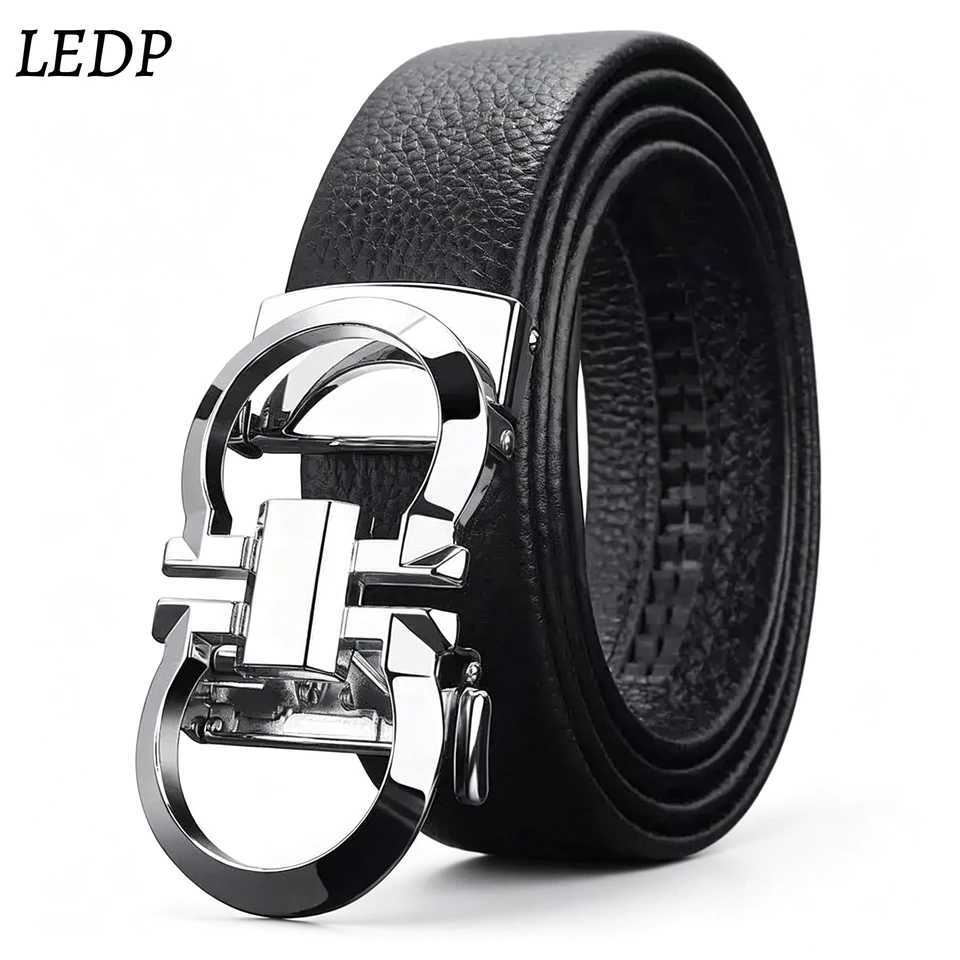 Designer Mens Belt Luxury Style High Quality 35cm Automatic Buckle Business Casual Leather Waist Belt for MenT260610 - view 4