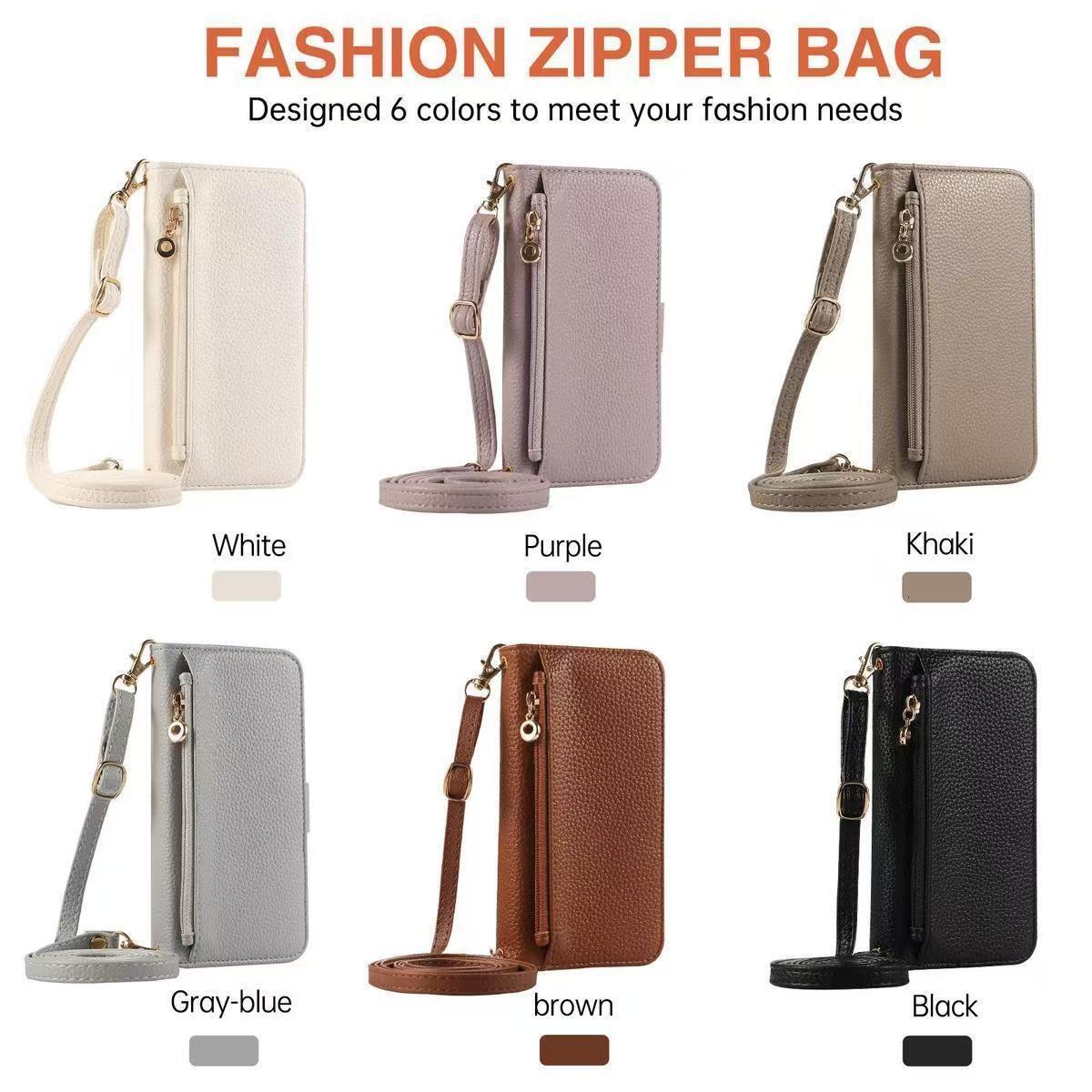 Suitable for Samsung Galaxy 25 mobile phone protective case, multi-card slot, large capacity crossbody card holder, full-cover anti-drop leather case