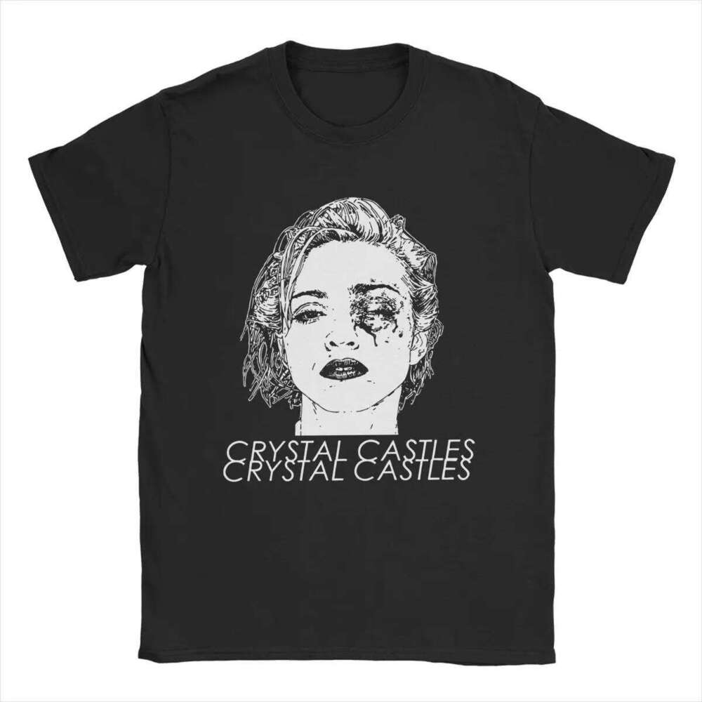 Men Crystal Castles T Shirt Cotton Tops Crazy Short Sleeve O Neck Tees Graphic Printed T-Shirt J260610