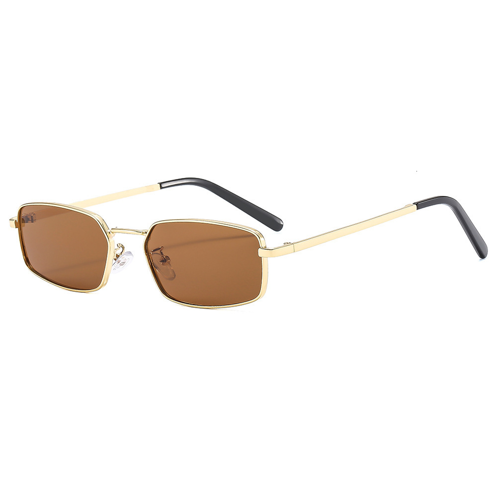 High Quality Fashion New Small Frame Square Retro Driving Versatile UV Protection Sunglasses Trendy Glasses for Men and Women - view 6