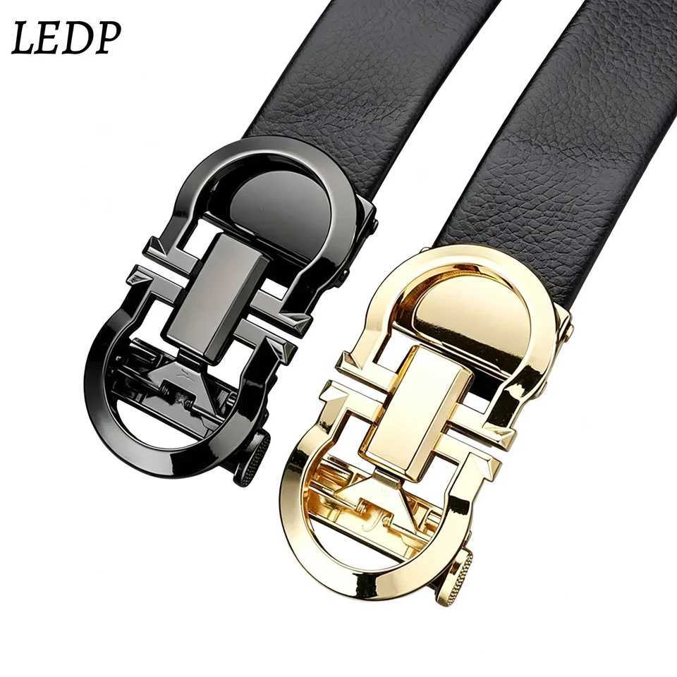 Designer Mens Belt Luxury Style High Quality 35cm Automatic Buckle Business Casual Leather Waist Belt for MenT260610 - view 5