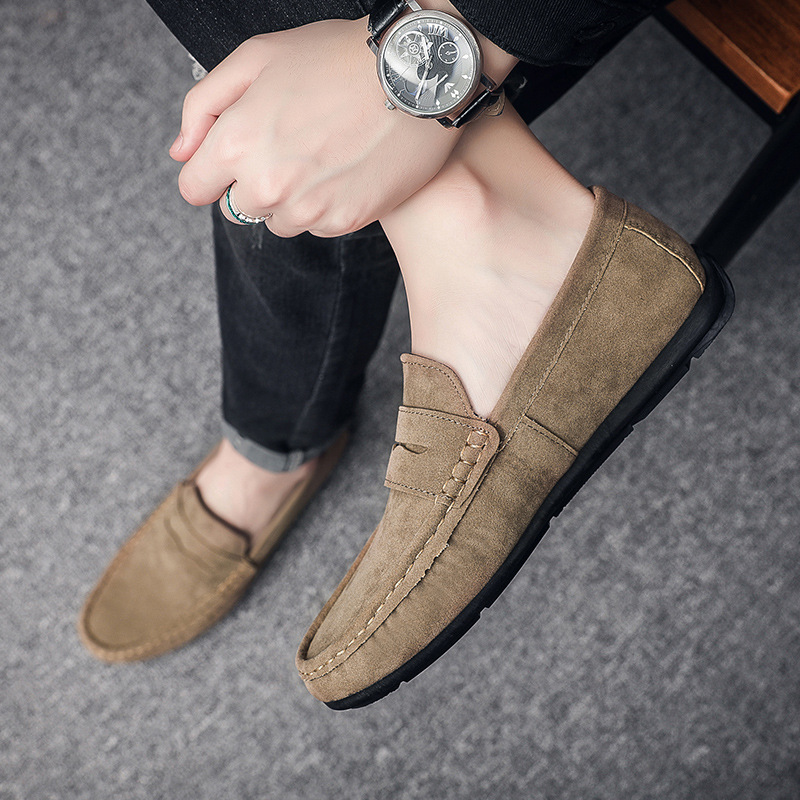 Designer Shoes 2026 Men's Round Toe Loafers, Slip-On Driving Shoes, Soft Sole Casual Leather Moccasins for Daily Wear - view 6