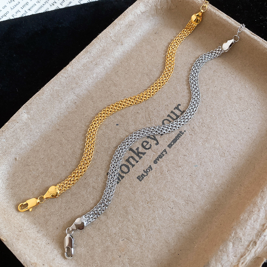Popular European American watch chains and vintage retro fashion, simple bracelets, niche design jewelry wholesale - view 9