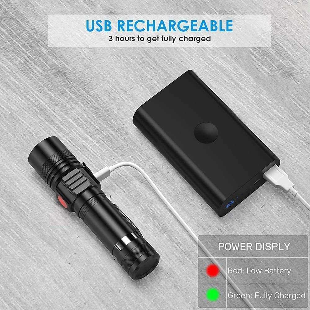 Strong light ultra-bright flashlight, outdoor rechargeable, long-range, small, mini, portable LED working lamp, household T6 X260610