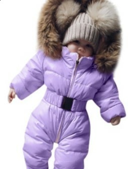 Winter Clothes Infant Baby Snowsuit Boys Girls Romper Jacket Hooded Down Parkas Jumpsuit Warm Thick Coat Outwear Infant Clothing 240904