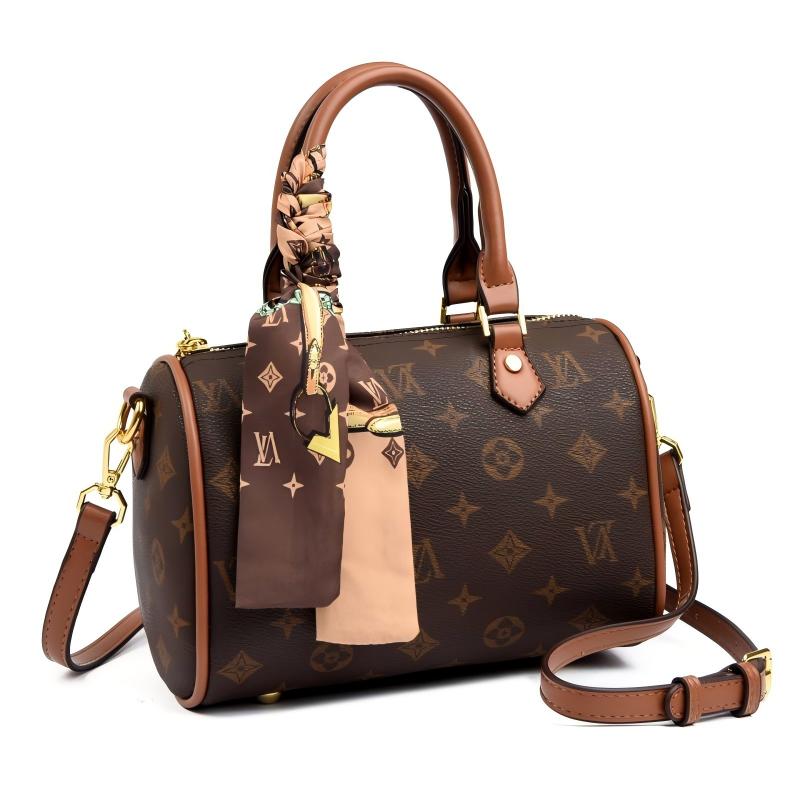Luxury OULAIMEIZI 2026 New Fashion Retro Letter Designer Boston Bag Temperament Trendy Shoulder Bags for Women - view 4