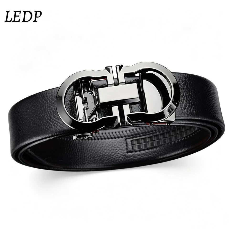 Designer Mens Belt Luxury Style High Quality 35cm Automatic Buckle Business Casual Leather Waist Belt for MenT260610 - view 7