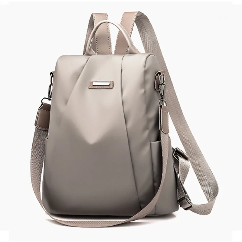 Antitheft backpack womens bag 2024 Korean version trendy fashion nylon canvas oxford cloth y260615 - view 6