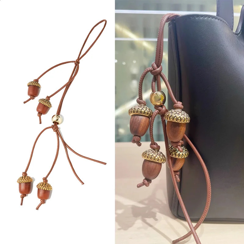 Acorn Tomato String Bag Charm Exquisite Lavender Pendant Woman All-match Cute Backpack Pendant Bag Accessories 260609