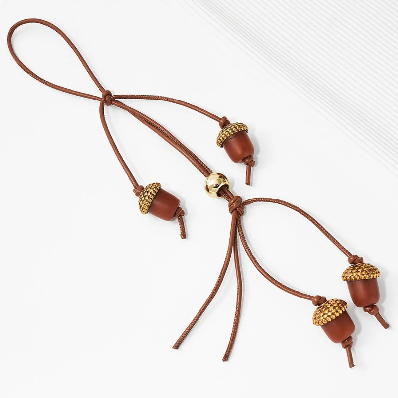 Acorn Tomato String Bag Charm Exquisite Lavender Pendant Woman All-match Cute Backpack Pendant Bag Accessories 260609 - view 3