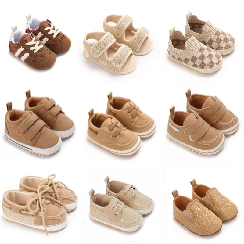 Spring and Autumn Cloth soled Comfortable Sports Shoes 0-12 Months Baby Anti slip Sneakers260610BJ