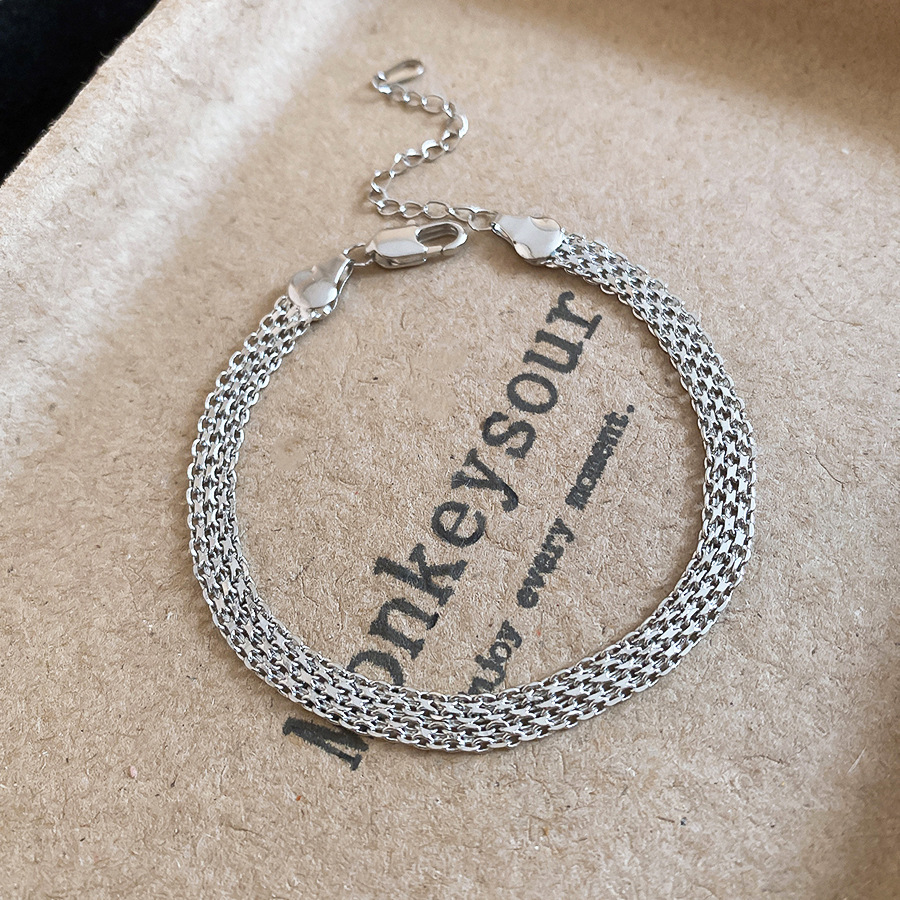 Popular European American watch chains and vintage retro fashion, simple bracelets, niche design jewelry wholesale - view 7