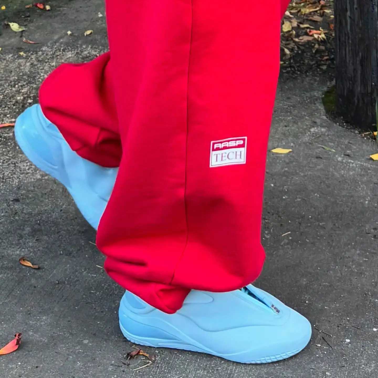 Street Hip Hop Y2K Retro Sweatpants Harajuku Camo Pattern Print Streetwear Men Unisex Casual Red Loose Pants Men Clothing X260609 - view 5