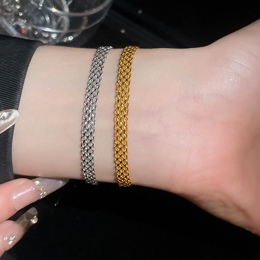Popular European American watch chains and vintage retro fashion, simple bracelets, niche design jewelry wholesale - view 4
