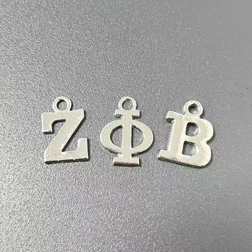 Personalized n custom pin wedding alloy Greek sorority fraternity Greek letters ZOB OES rhinestone pearl sorority broo 260609 - view 6