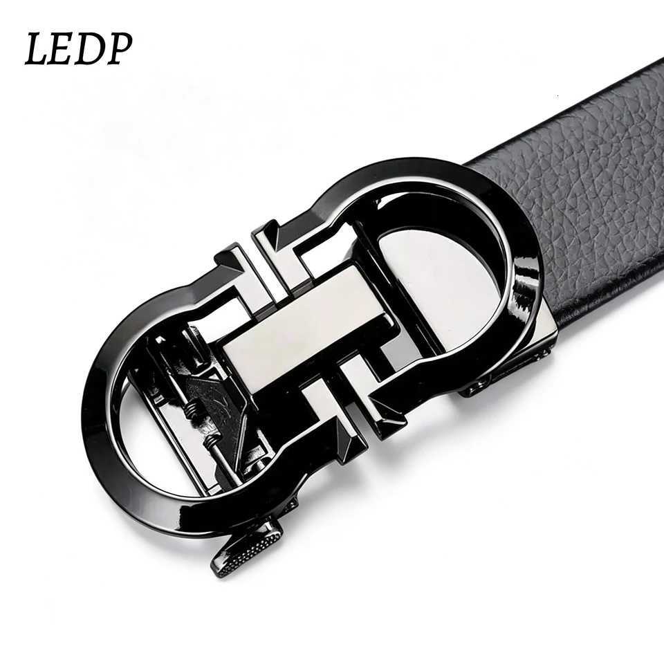 Designer Mens Belt Luxury Style High Quality 35cm Automatic Buckle Business Casual Leather Waist Belt for MenT260610 - view 6