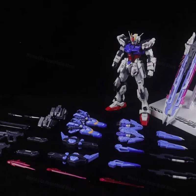 WUJI Model MG 1/100 GAT-X105+AQME-X02 Ryuutoko style Twin Sword Strike Assembly Model Kits Action Figure Robot Plastic Model L260610D1ZR - view 5