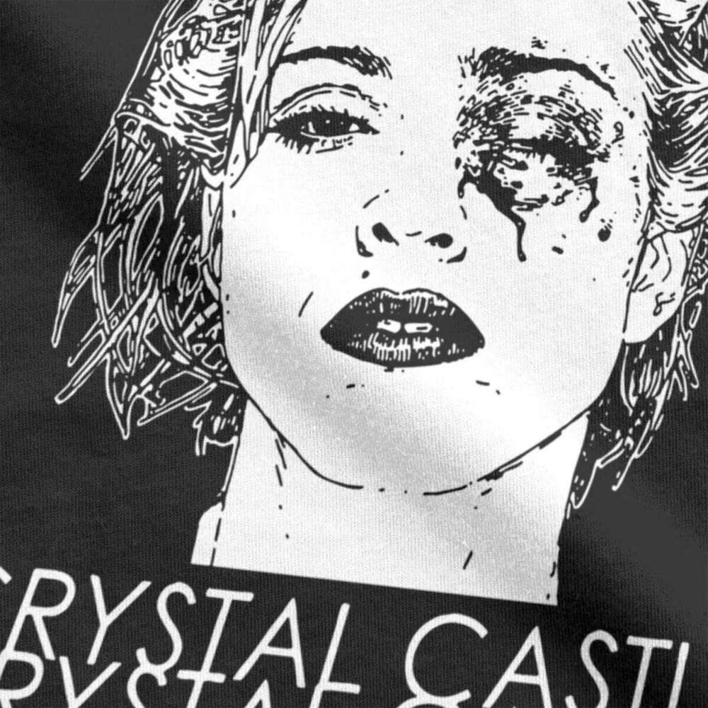 Men Crystal Castles T Shirt Cotton Tops Crazy Short Sleeve O Neck Tees Graphic Printed T-Shirt J260610 - view 5