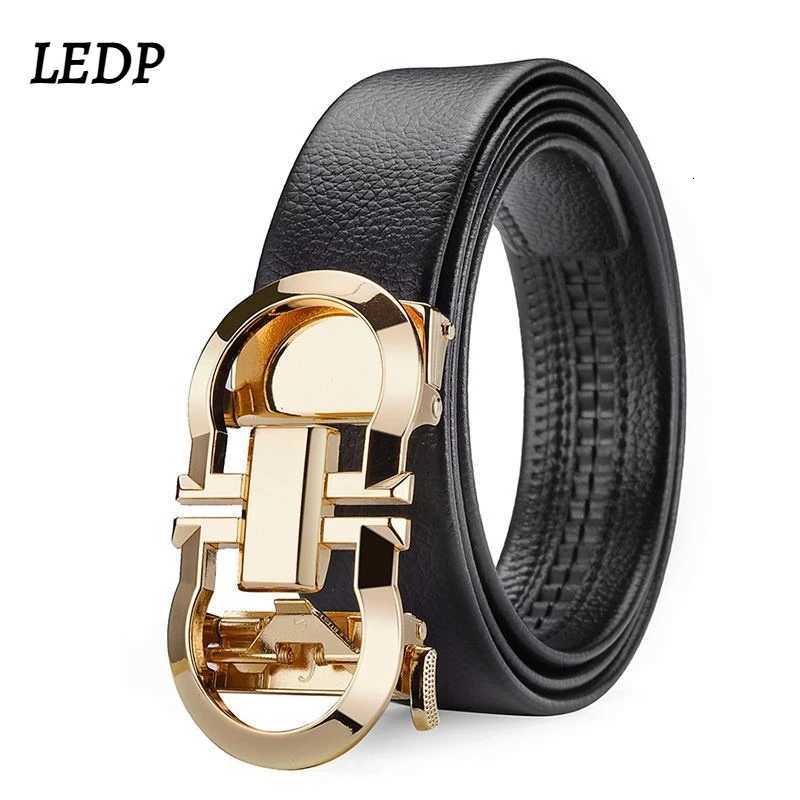 Designer Mens Belt Luxury Style High Quality 35cm Automatic Buckle Business Casual Leather Waist Belt for MenT260610 - view 3