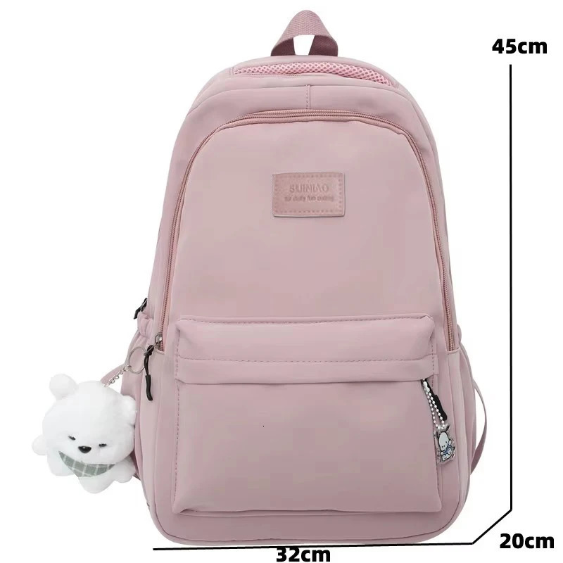 Female Fashion Men High Capacity Waterproof College Backpack Trendy Women Laptop School Bags Cute Girl Travel Book Bag Cool y260615 - view 7