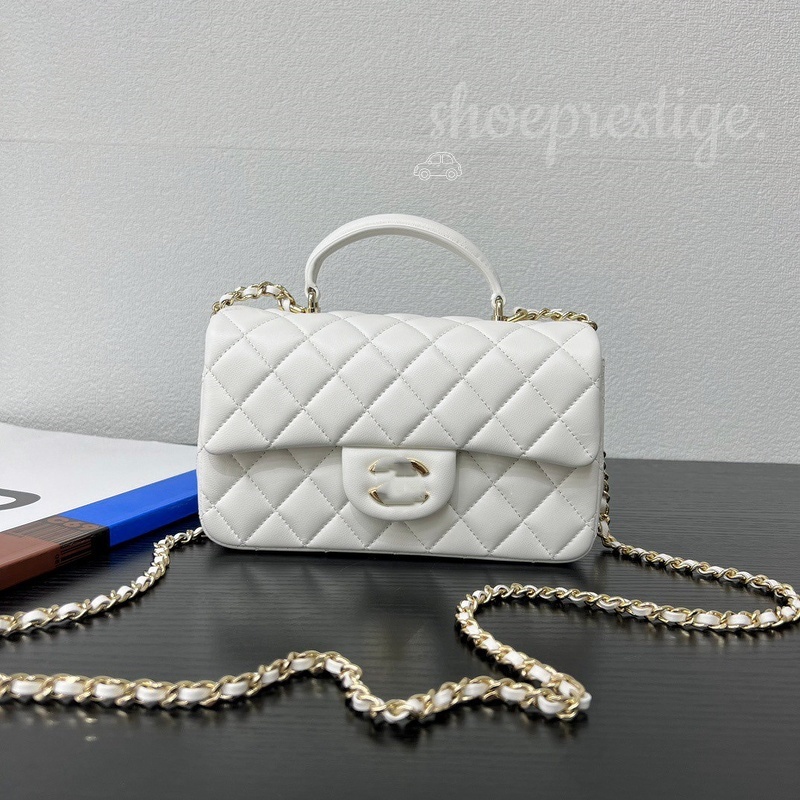 Mini Borsa Con Patta In Pelle Retrò Fatta A Mano Di Alta Qualità , Borsa A Catena Tessuta Con Spedizione Gratuita All'ingrosso Per Gita Casual Formal-image