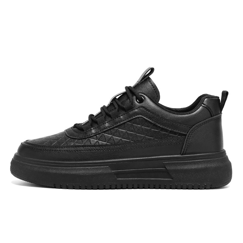 New spring men's shoes - breathable white sneakers for men, Korean-style trendy and versatile platform sports and casual shoes - free shipping