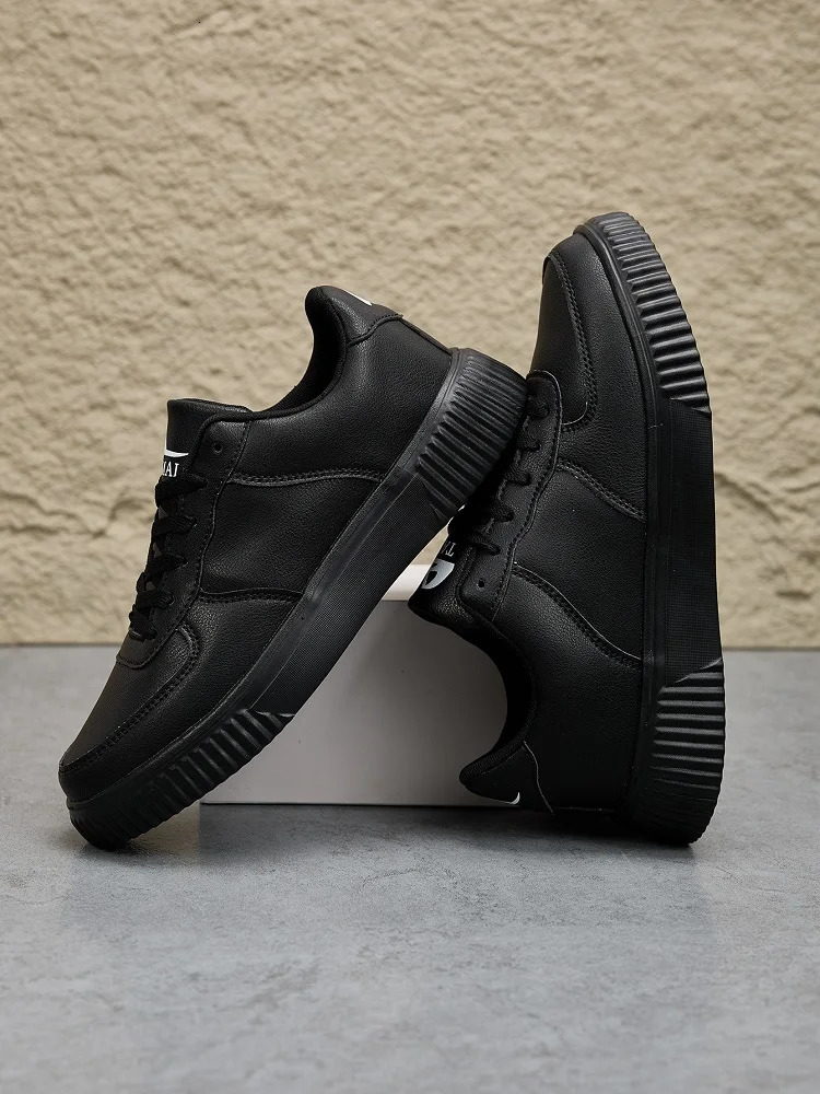 Fashion Leather Men White Sneakers Breathable Comfort Classic Casual Shoes Mens Women Outdoor Walking Shoes Couple Footwear Size 260605 - view 5